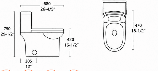 Enelle HW-2184 product dimensions