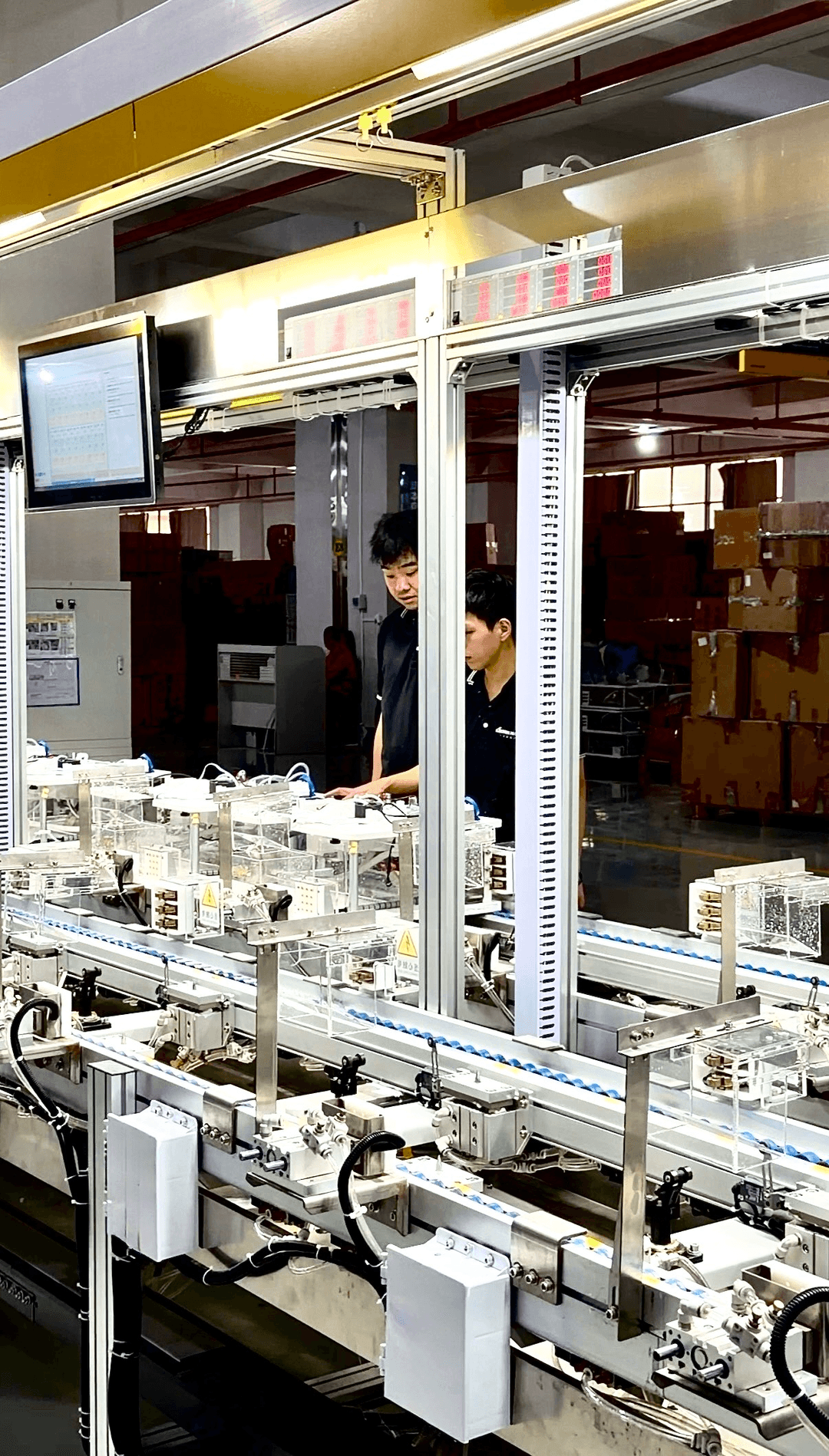 Smart-toilet production line at a selected manufacturer